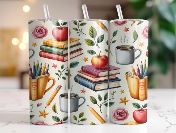 A Designer's Take on the Teacher Life Aesthetic Tumbler Wrap
