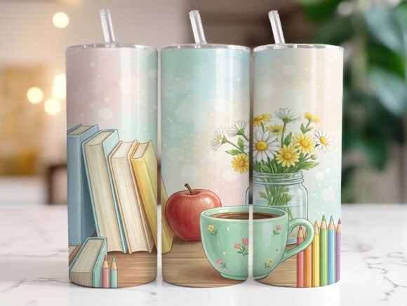 Pastel Teacher Life 20 Oz Tumbler Wrap Review