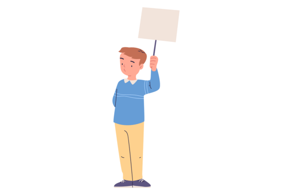 School Boy Hold Placard: A Practical Embroidery Design Review